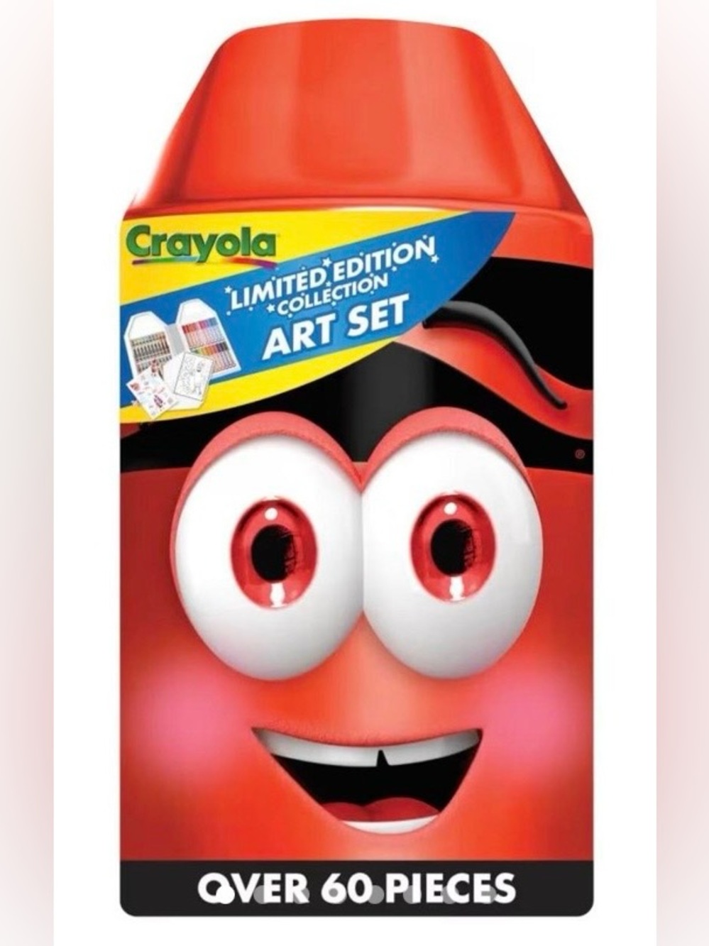 Crayola Limited Edition Red Art Set - Over 60 Pieces NWT